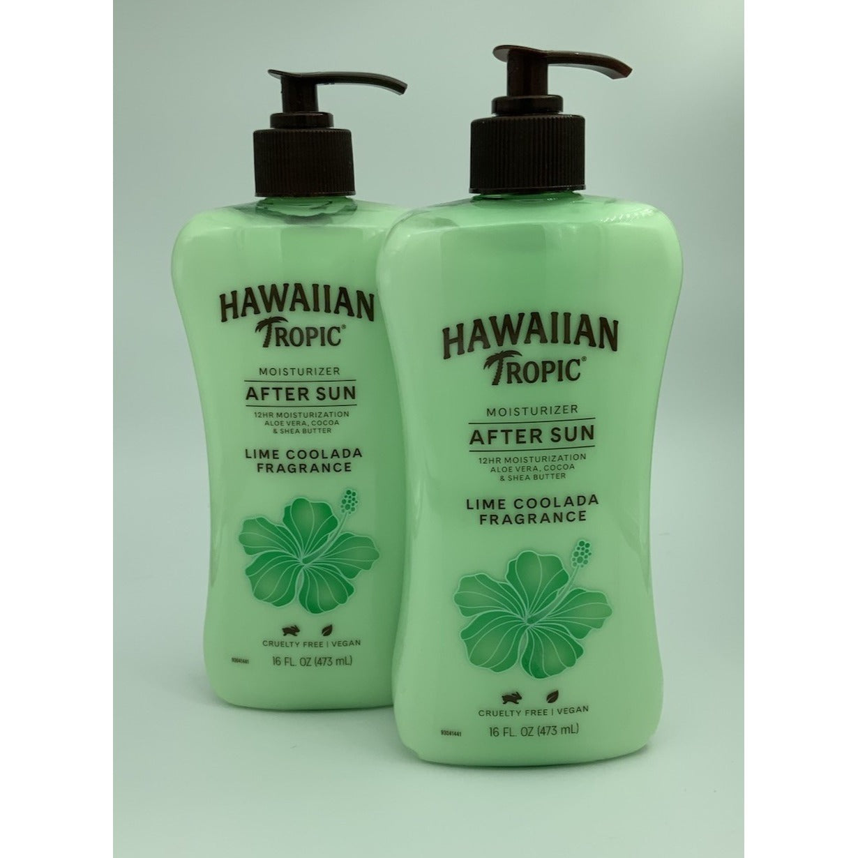 Hawaiian Tropic Lime Coolada Body Lotion & Daily Moisturizer After Sun 2pk Lot