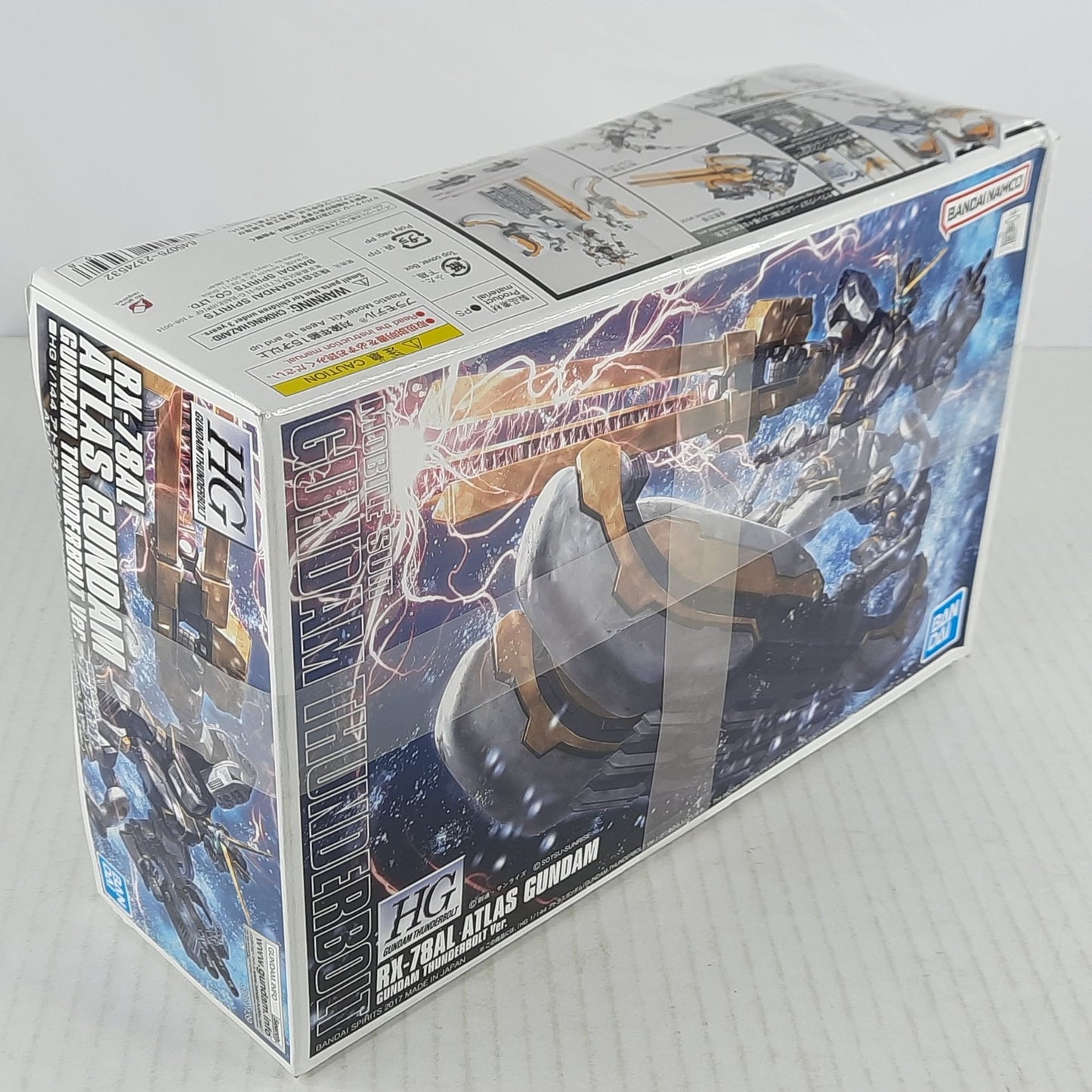 BANDAI HG RX-78AL Atlas Gundam Thunderbolt Ver model kit DISTRESSED BOX