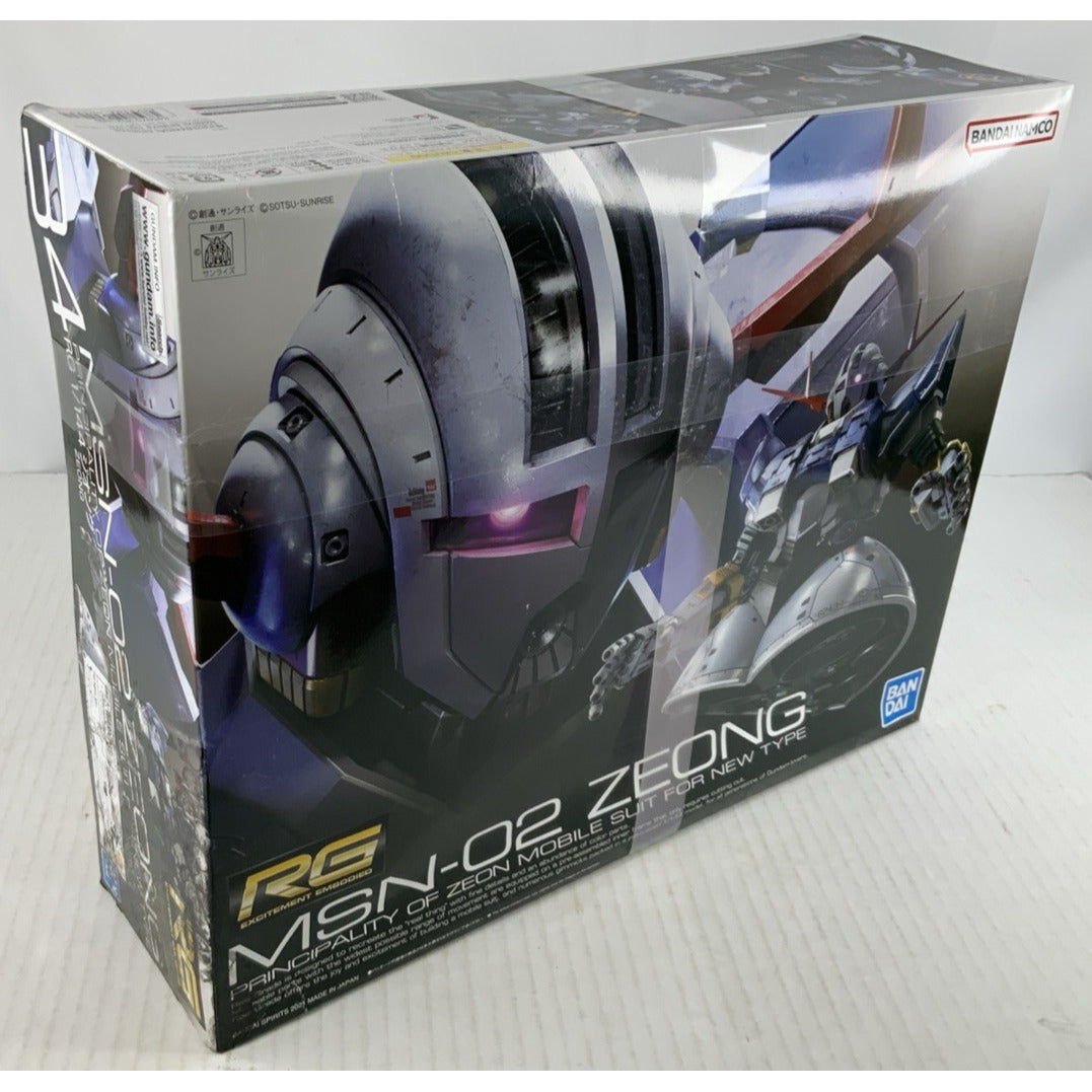 BANDAI RG MSN-02 Zeong Mobile Suit Gundam 34 1:144 model kit DISTRESSED BOX
