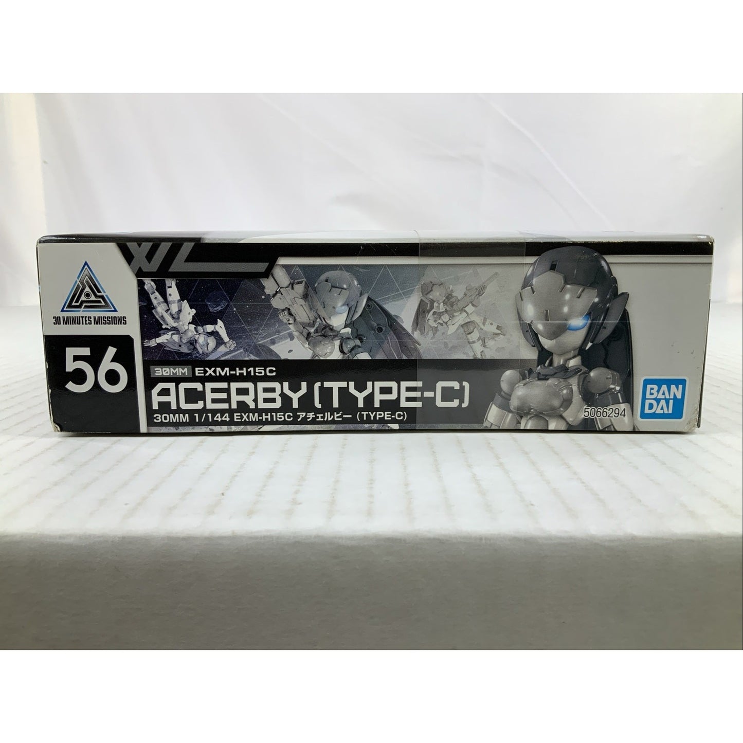 BANDAI EXM-H15C Acerby Type C 30MM 56 1:144 model kit DISTRESSED BOX
