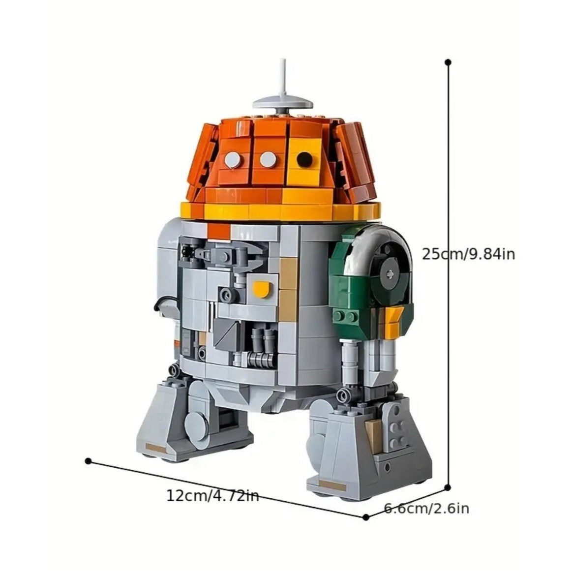 New Star Chopper Wars Robot Droid Building Block Brick Compatible Set No Box