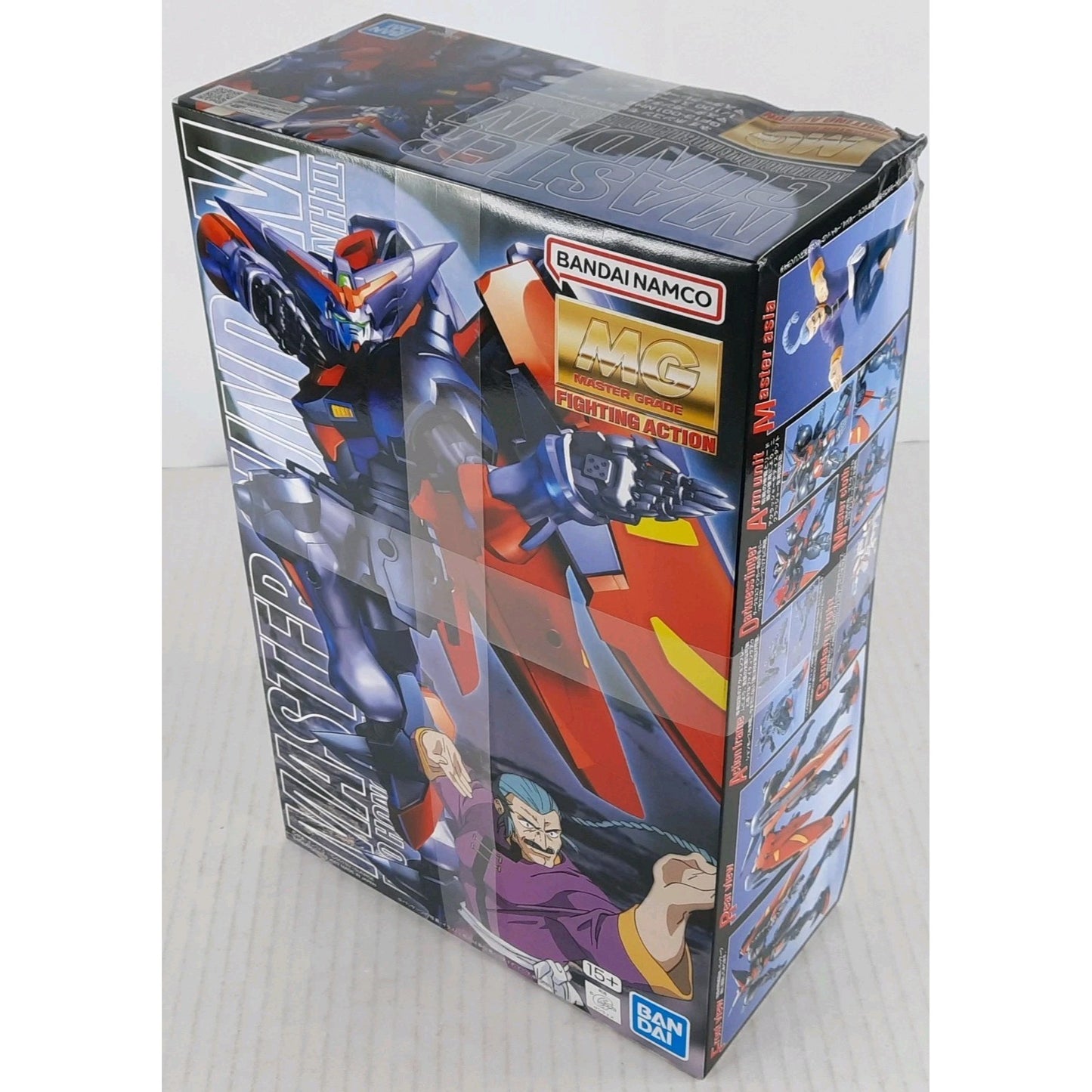 BANDAI MG Master Gundam fighter GF13-001NHII 1:100 model kit DISTRESSED BOX