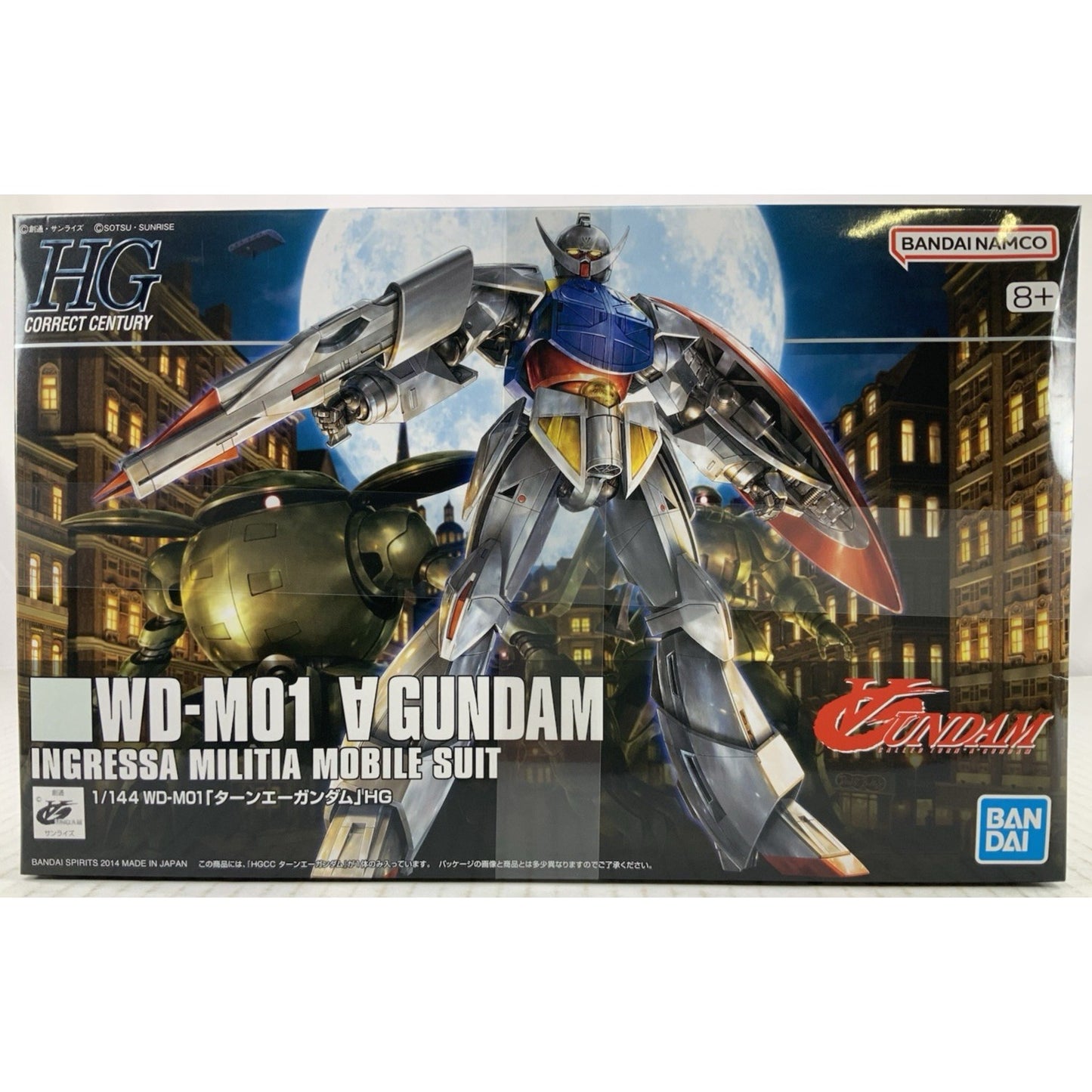 BANDAI HG WD-M01 Turn A Gundam Ingressa Militia #177 HGCC 1:144 model kit