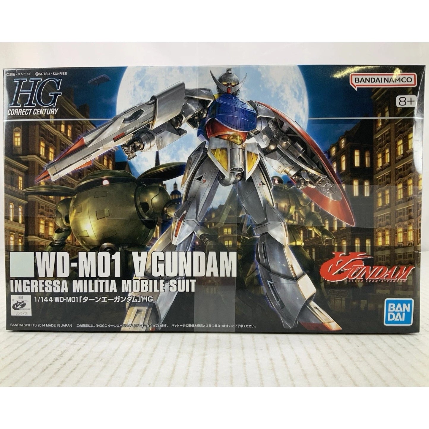 BANDAI HG WD-M01 Turn A Gundam Ingressa Militia #177 HGCC 1:144 model kit