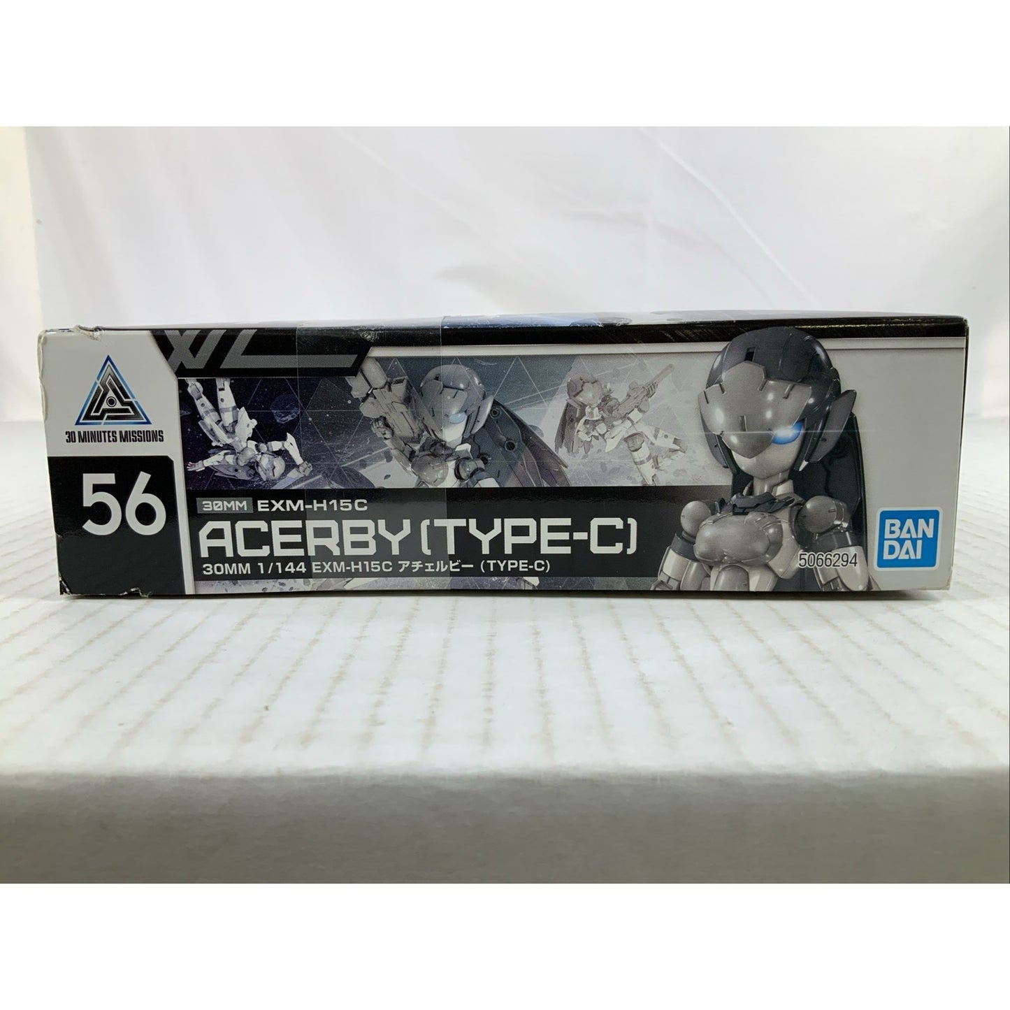 BANDAI EXM-H15C Acerby Type C 30MM 56 1:144 model kit DISTRESSED BOX