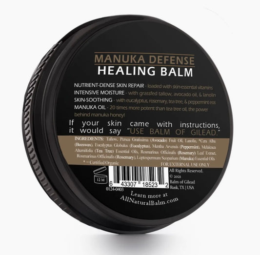 Balm Of Gilead Manuka Defense Healing Balm 2 oz.