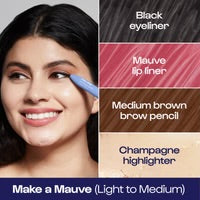 Alleyoop Make A Mauve Pen Pal 4-in-1 Makeup Touch Up Pen