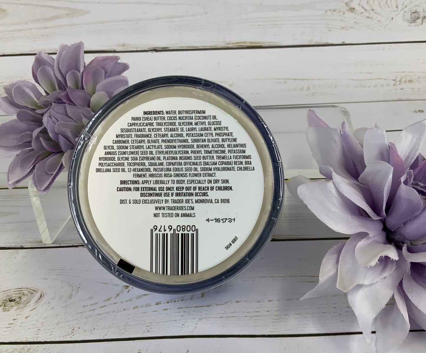 Trader Joes Ultra Rich Body Butter 8 oz.