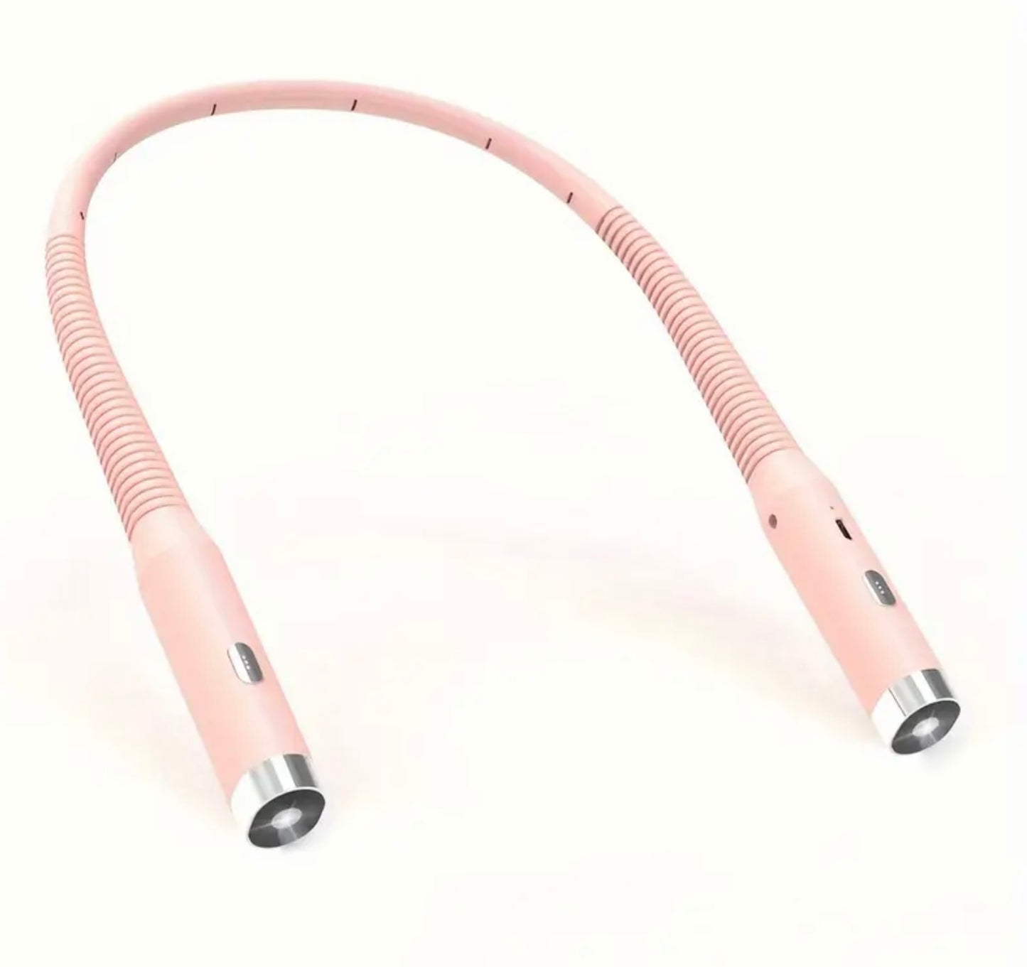 New Rechargeable Pink Neck Light 3 Levels Brightness USB-USBC Crochet Book Knit
