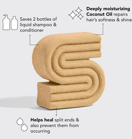 Kitsch Coconut Oil Solid Shampoo & Conditioner Set