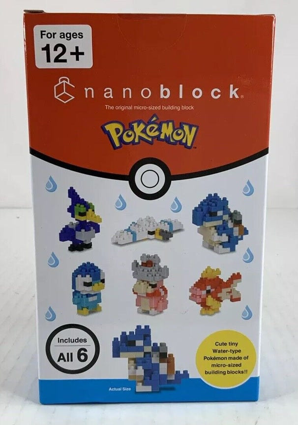 NANOBLOCK Pokemon Water Type Set of Blind Box building block sets