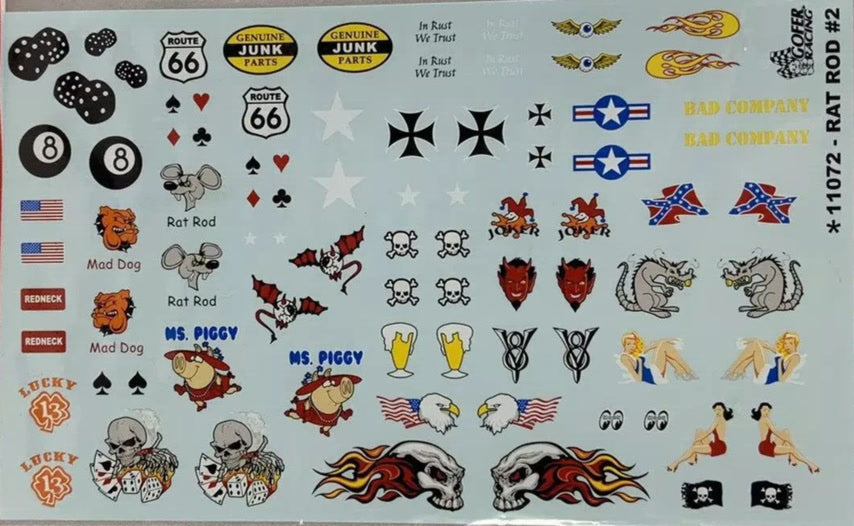 GOFER Rat Rod 2 Decal sheet 1:24 11072