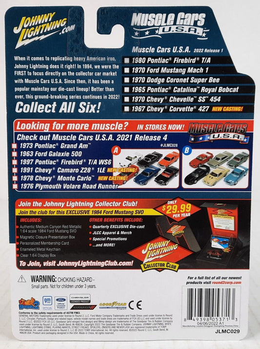 Johnny Lightning Muscle Cars USA 1970 Dodge Coronet Super Bee 3 Ver A Rel 1 Black JL