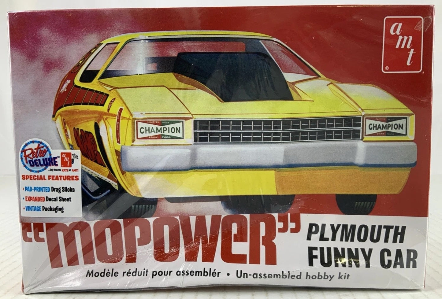 AMT MoPower Plymouth Funnycar 1:25 model kit DISTRESSED BOX