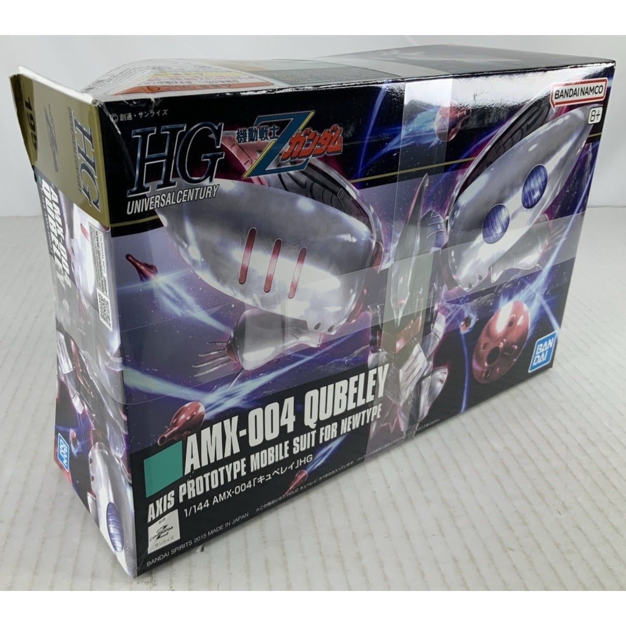 BANDAI HG AMX-004 Qubeley Z Gundam 195 HGUC 1:144 model kit DISTRESSED BOX