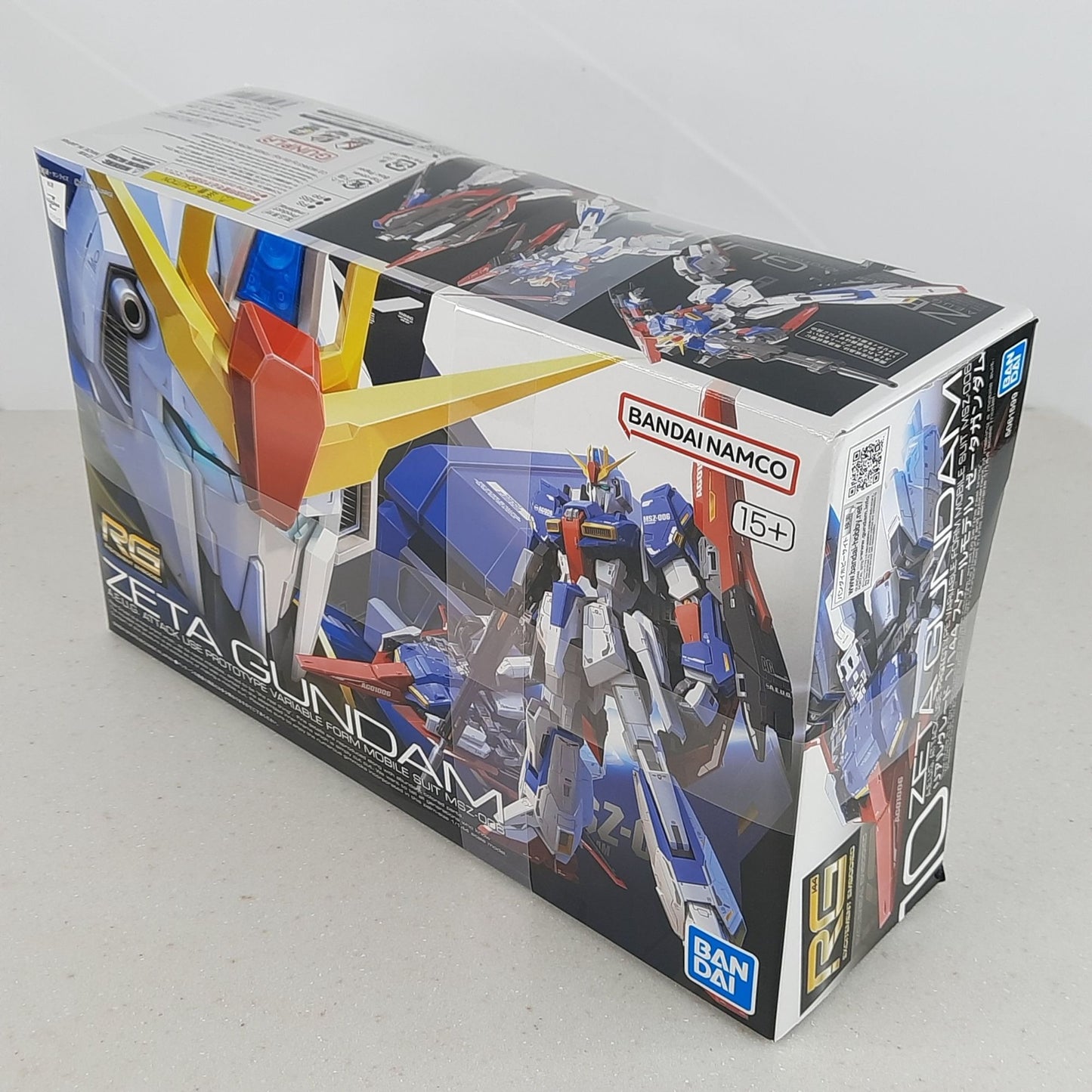 BANDAI RG Zeta Gundam Z MSZ-006 10 1:144 model kit DISTRESSED BOX