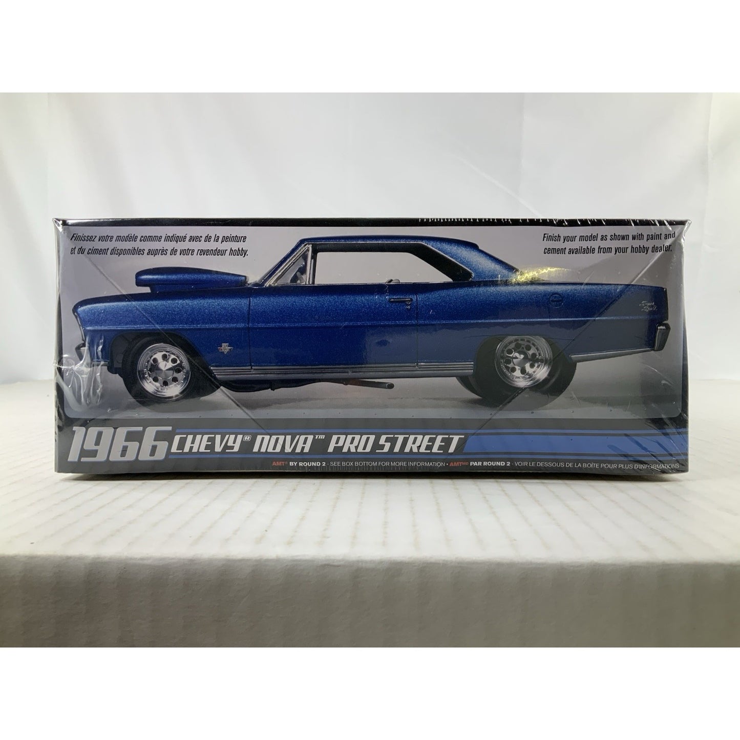 AMT 1966 Chevy Nova Pro Street rod 66 1:25 model kit DISTRESSED BOX