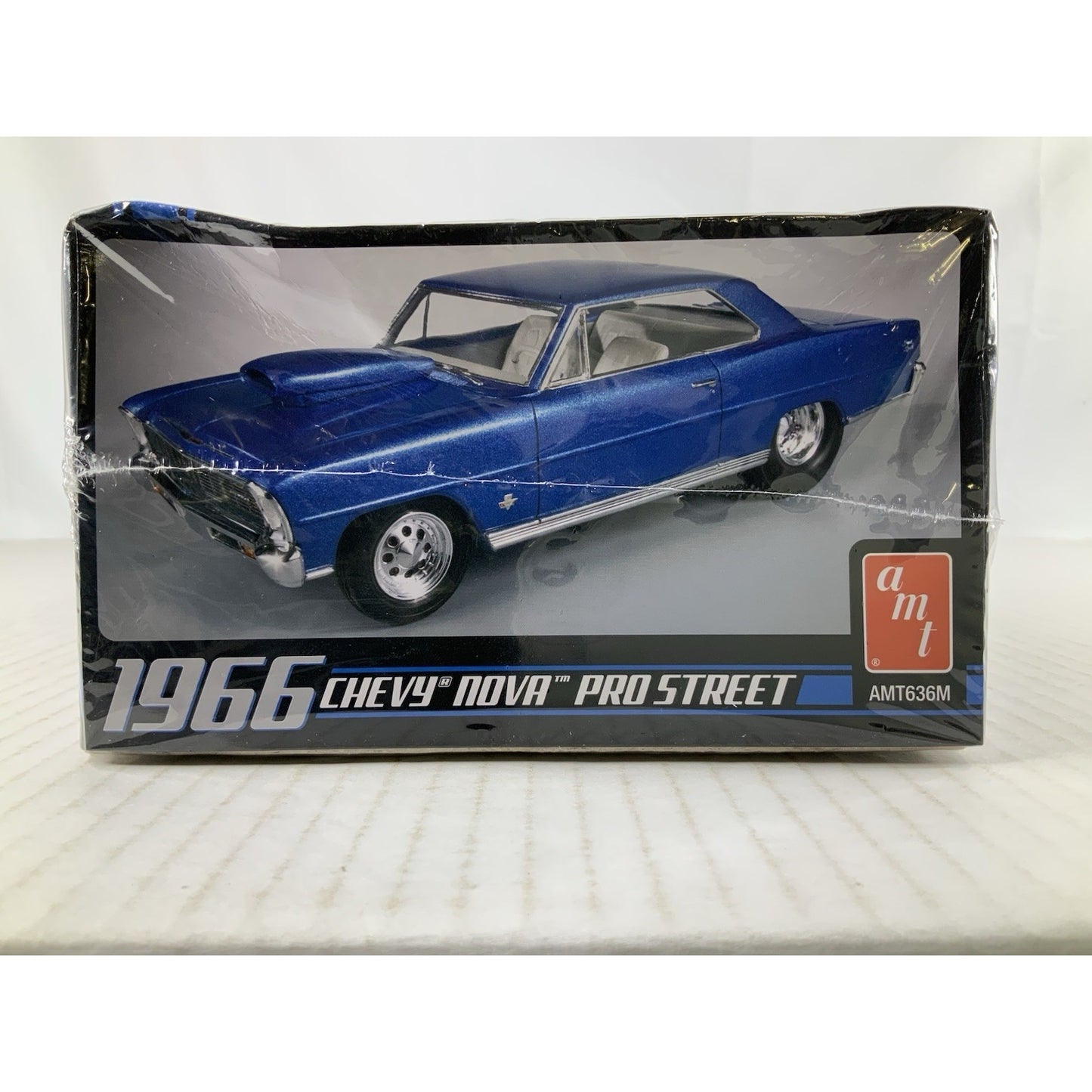 AMT 1966 Chevy Nova Pro Street rod 66 1:25 model kit DISTRESSED BOX