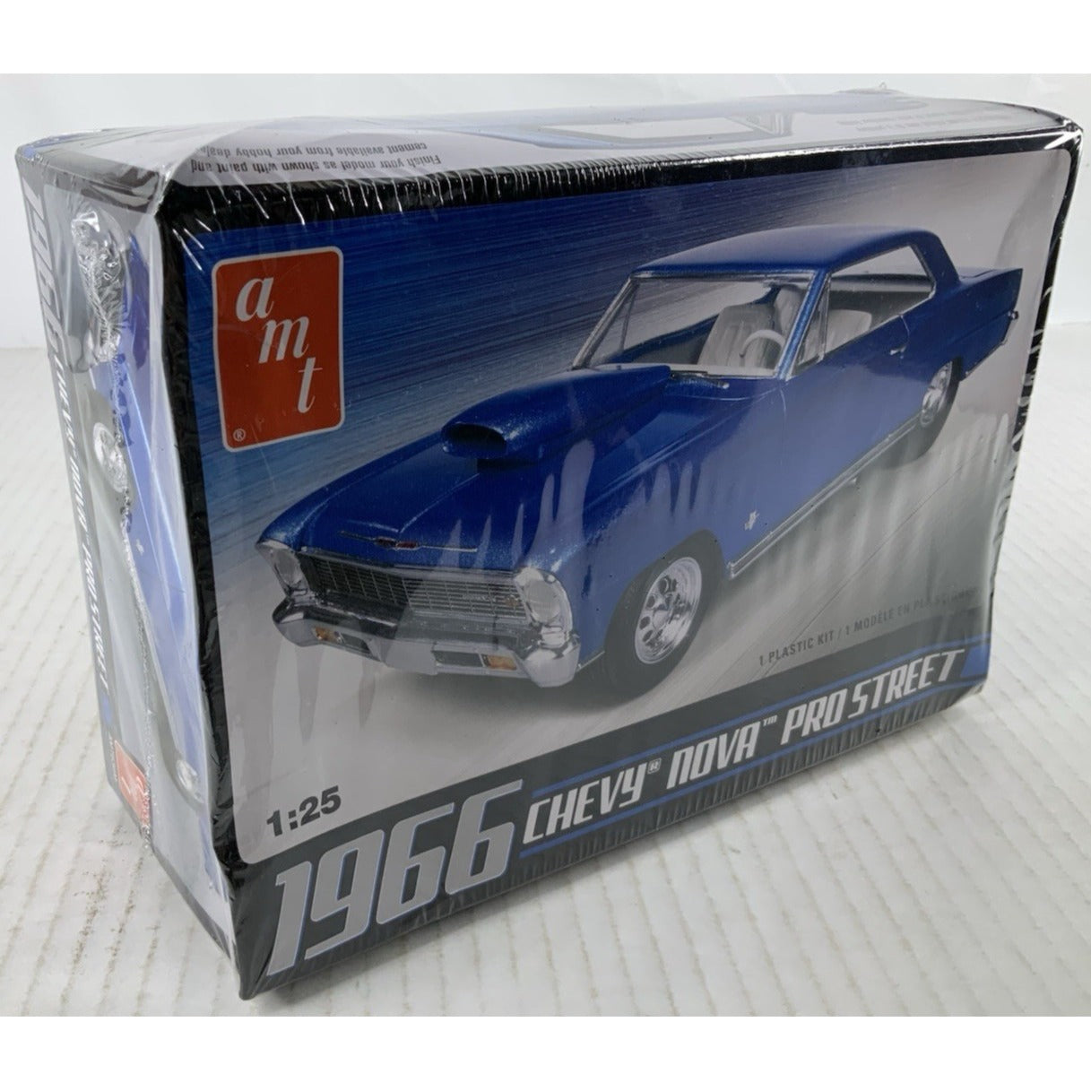 AMT 1966 Chevy Nova Pro Street rod 66 1:25 model kit DISTRESSED BOX