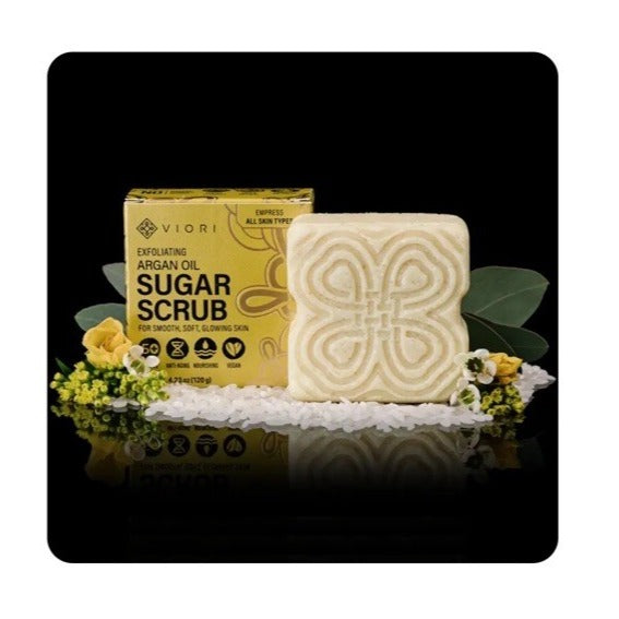 Viori Empress Argan Oil Shampoo Conditioner Exfoliating Scrub Bars Full 3 Set