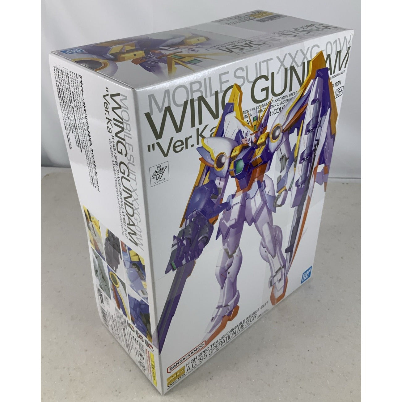 BANDAI MG Wing Gundam Ver.Ka Gundam Wing XXXG-01W 1/100 model kit DISTRESSED BOX