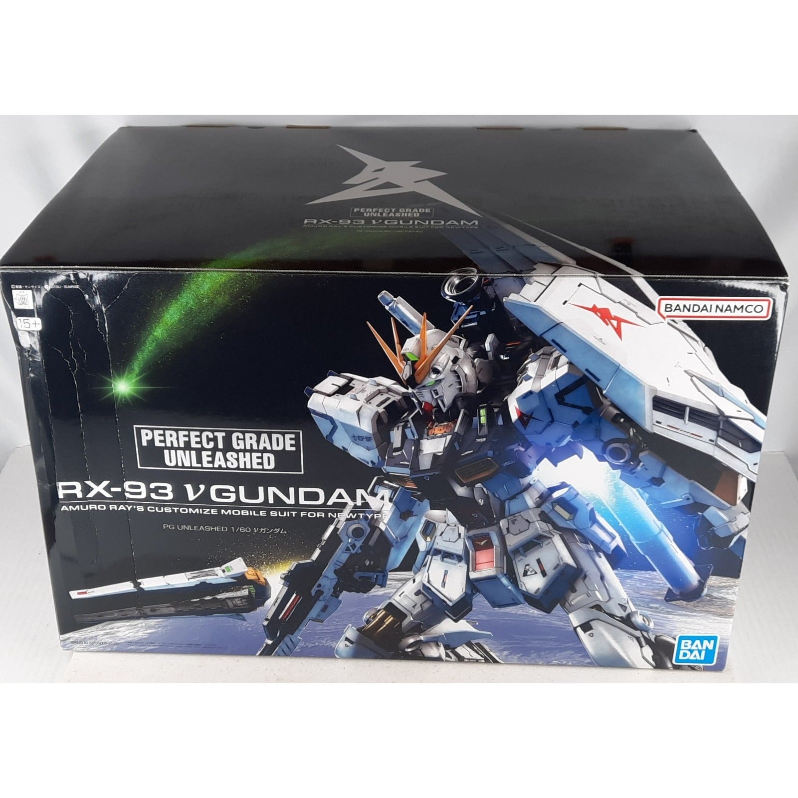 BANDAI PG RX-93 Nu v Gundam Unleashed 1:60 model kit DISTRESSED