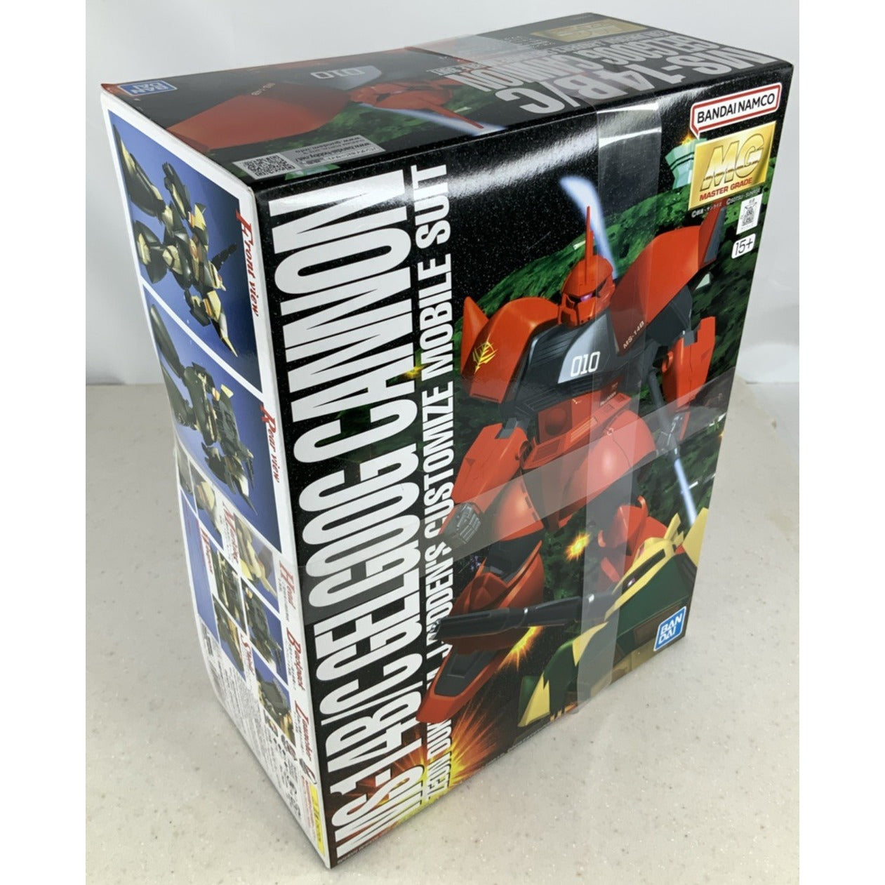 BANDAI MG Gelgoog Cannon MS-14B/C j ridden 1:100 model kit DISTRESSED BOX