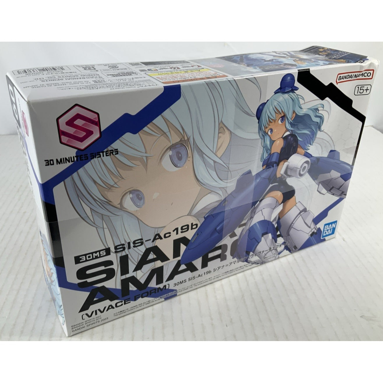 BANDAI Siana Amarcia Vivace form Sis-Ac19B 30ms 09 model kit DISTRESSED BOX