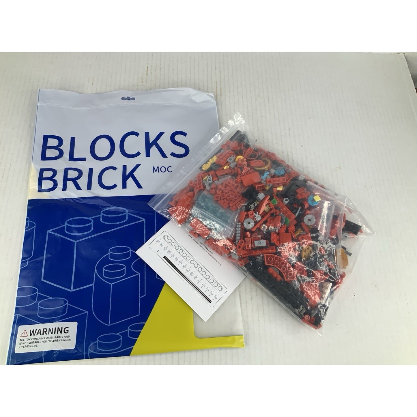 Moc Cosmic Scifi Comic Con RayGun Buiding Block Set 1210pcs Red Retro