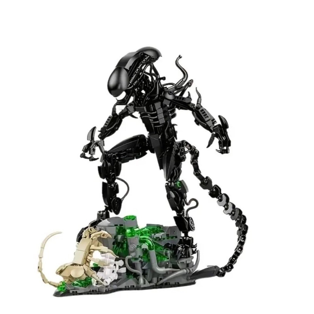 Alien xenomorph monster Venom Last Dance Building Block Set Compatible Lights Up