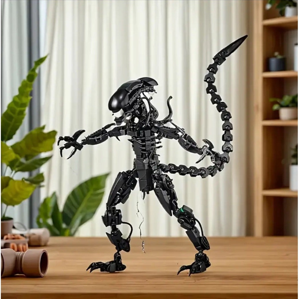 Alien xenomorph monster Venom Last Dance Building Block Set Compatible Lights Up