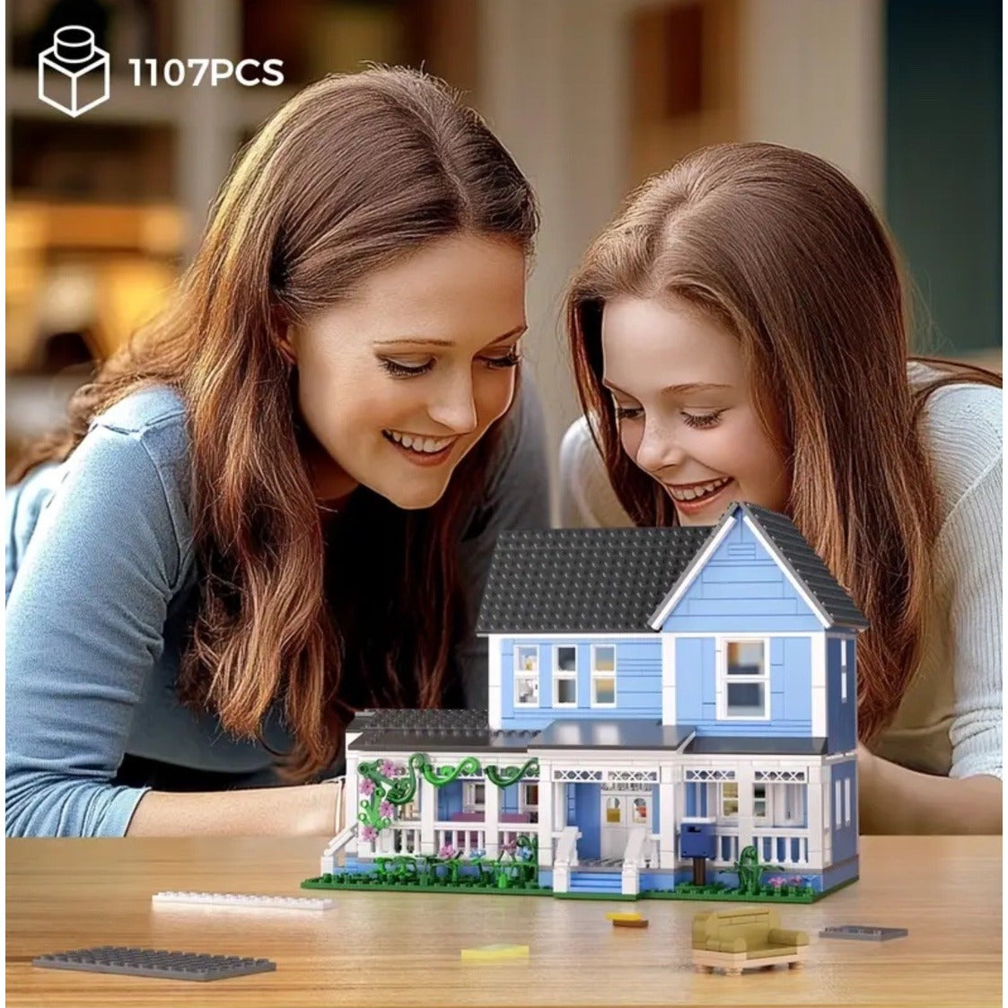 Gilmore Stars Hollow Luke’s Lorelai House Building Block Set Compatible New MOC