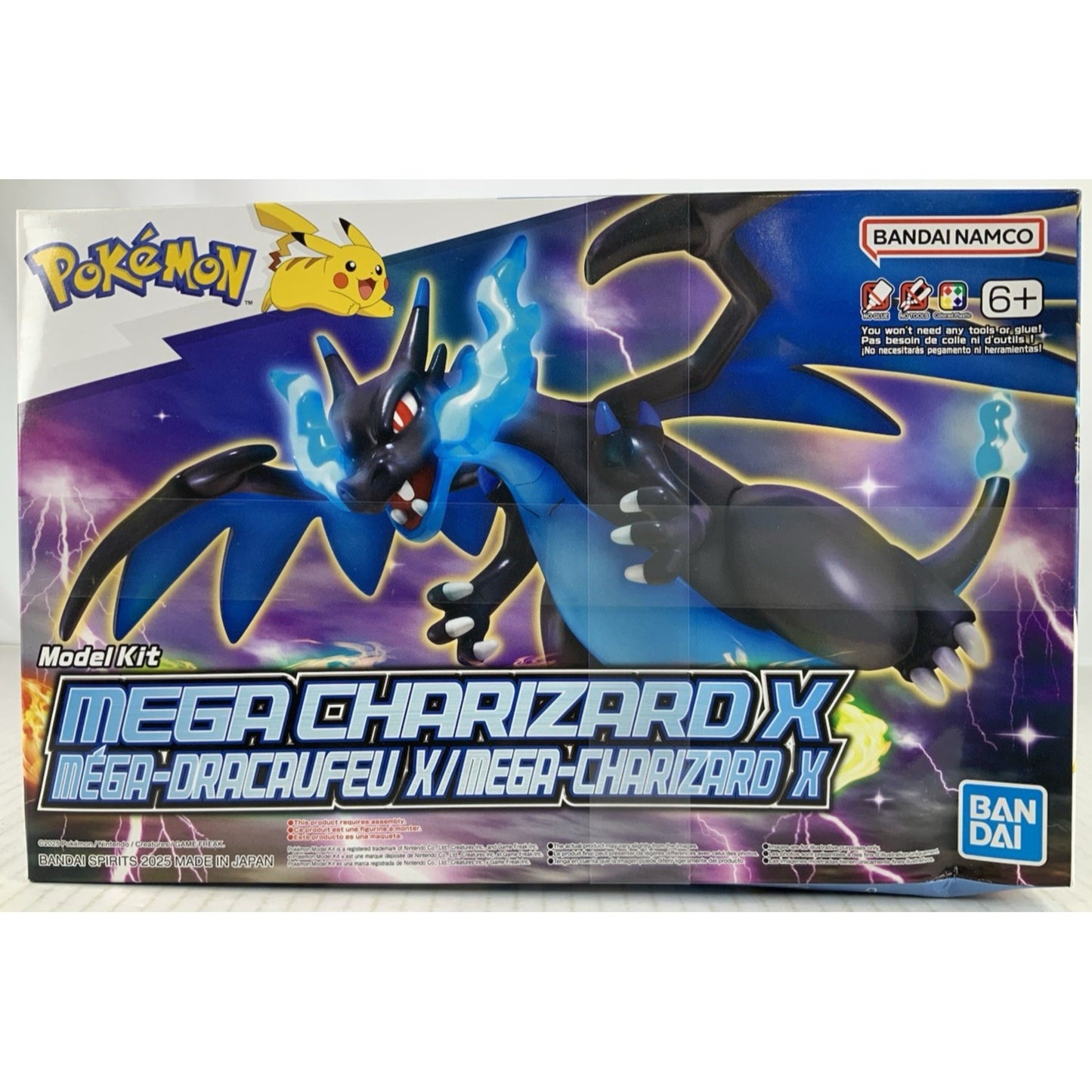 BANDAI Pokemon figure lot set 8 model kit Mega Charizard Kyurem DISTRESSED BOXES