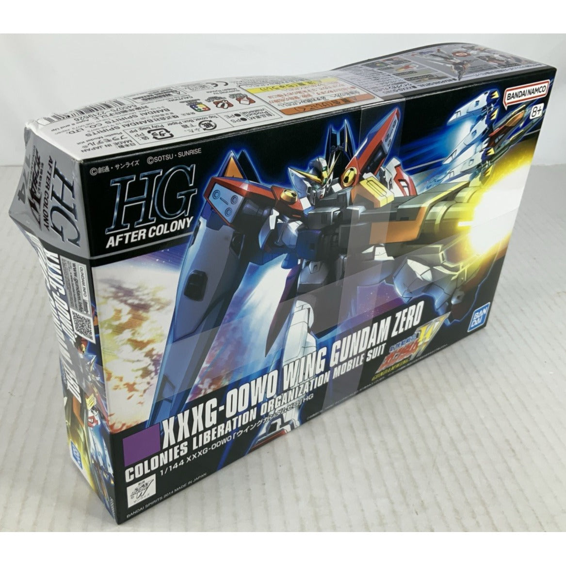 BANDAI HG Wing Gundam Zero XXXG-00W0 174 HGAC model kit DISTRESSED BOX