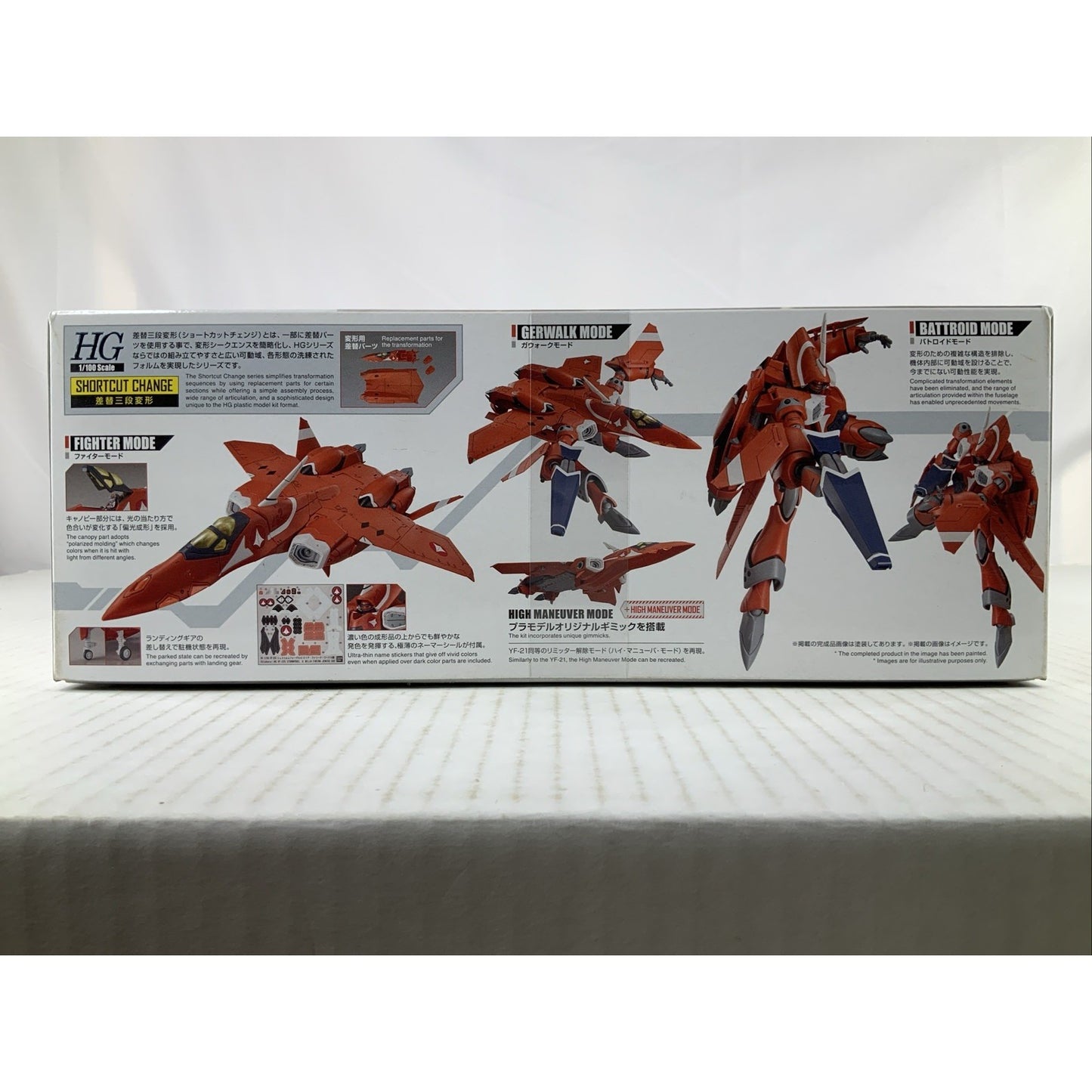 BANDAI HG VF-22S Sturmvogel II Milia Farina macross model kit DISTRESSED BOX