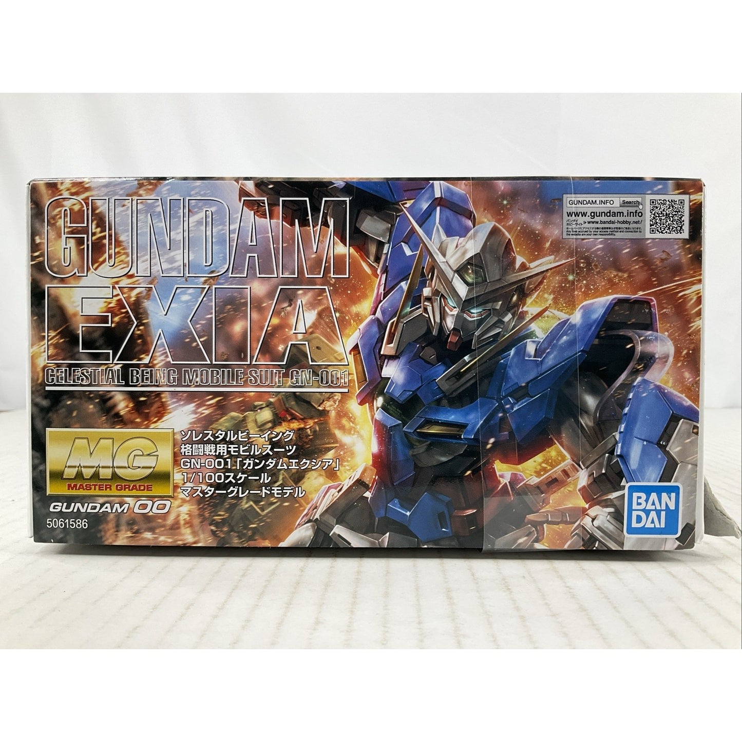 BANDAI MG Gundam Exia Gundam 00 celestial GN-001 1:100 model kit DISTRESSED BOX