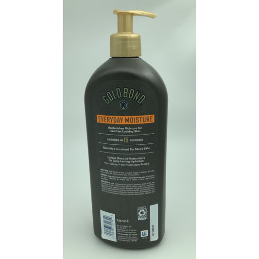 Gold Bond Men's Essentials Everyday Moisturizer Hand and Body Lotion, 24 oz