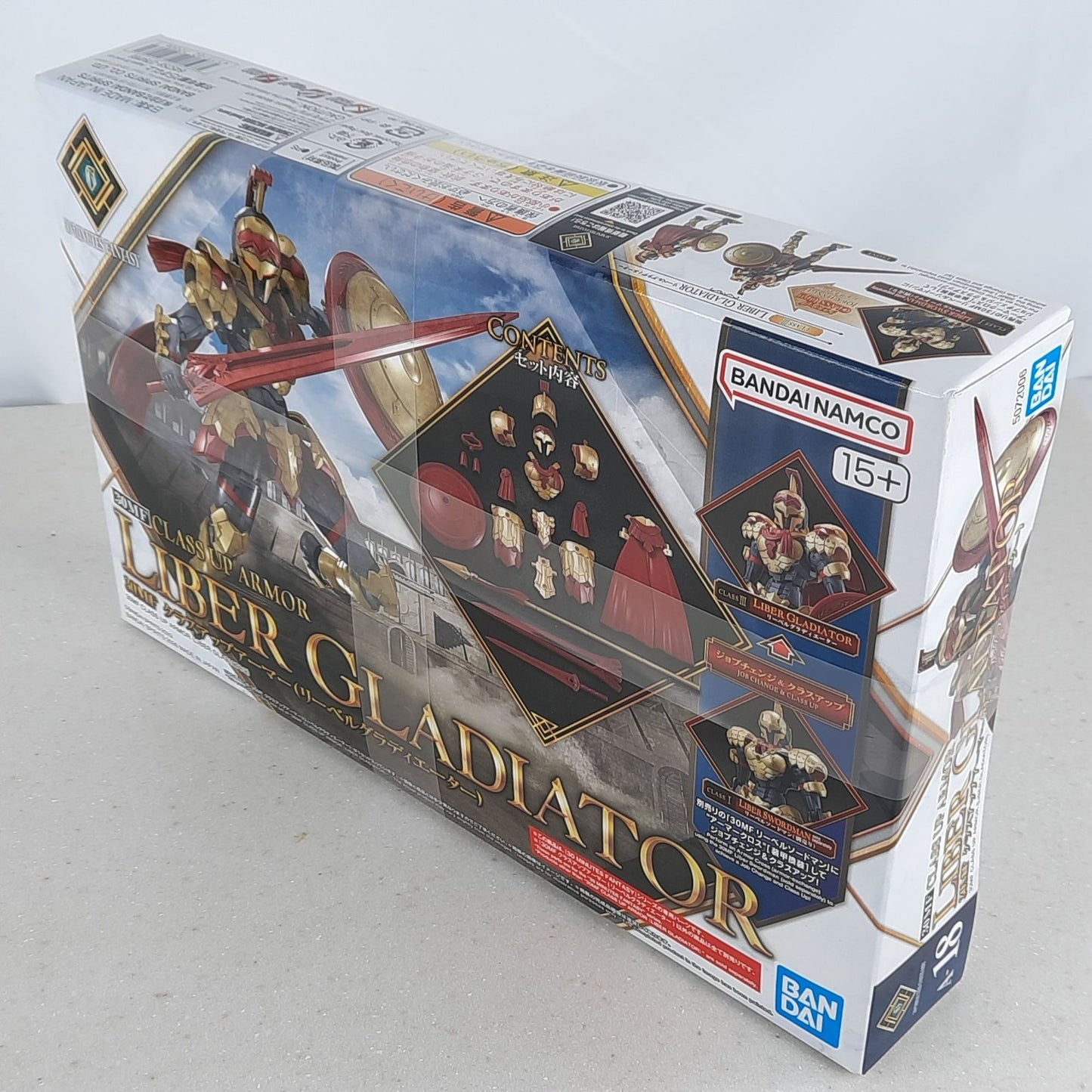 BANDAI 30MF Class Up Armor Liber Gladiator model kit DISTRESSED BOX