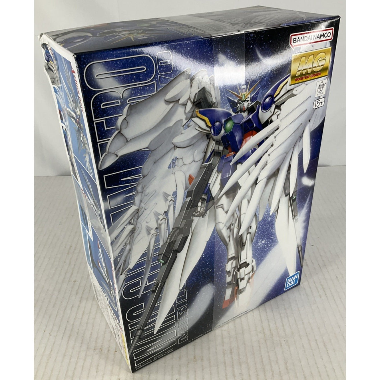 BANDAI MG Wing Gundam Zero Custom EW XXXG-00W0 1:100 model kit DISTRESSED BOX
