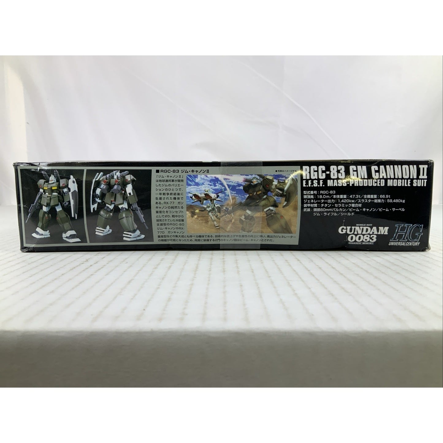 BANDAI HG GM Cannon II Gundam RGC-83 0083 HGUC 1:144 model kit DISTRESSED BOX