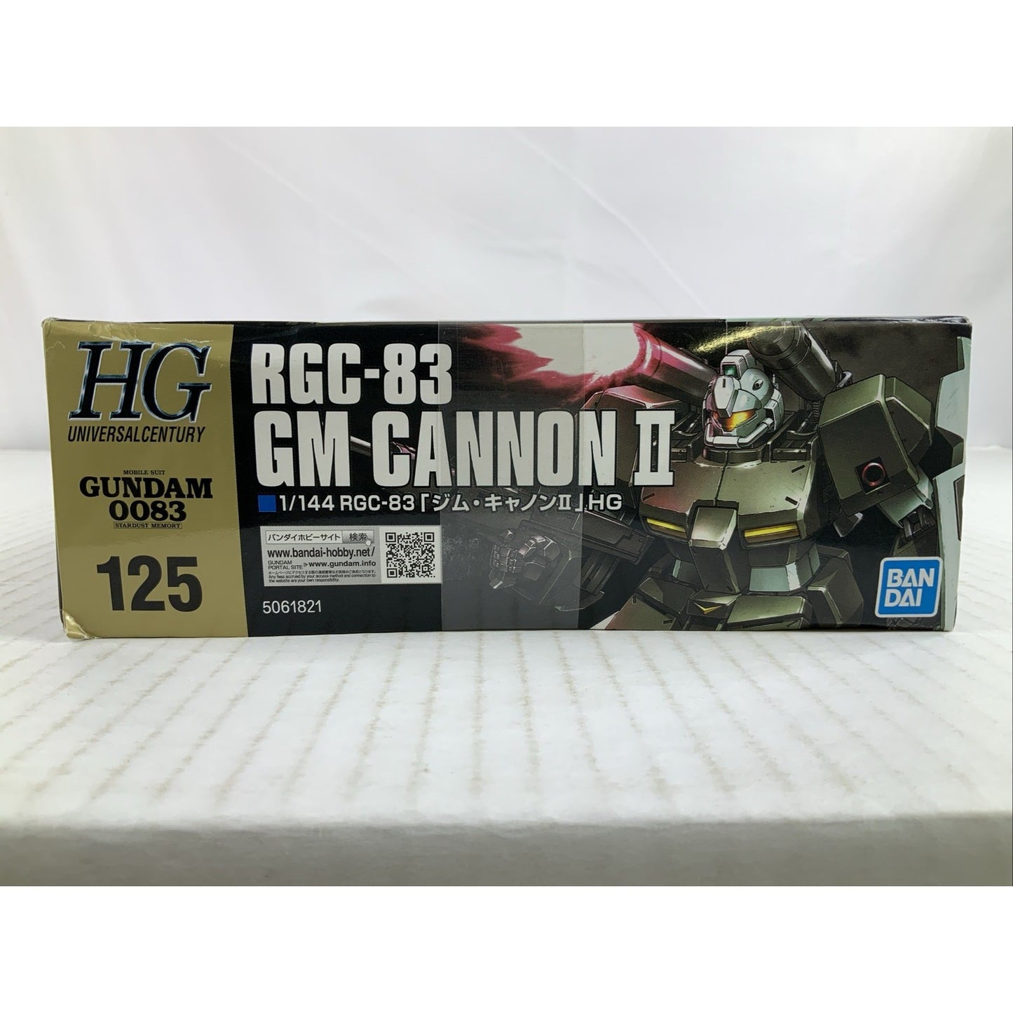 BANDAI HG GM Cannon II Gundam RGC-83 0083 HGUC 1:144 model kit DISTRESSED BOX