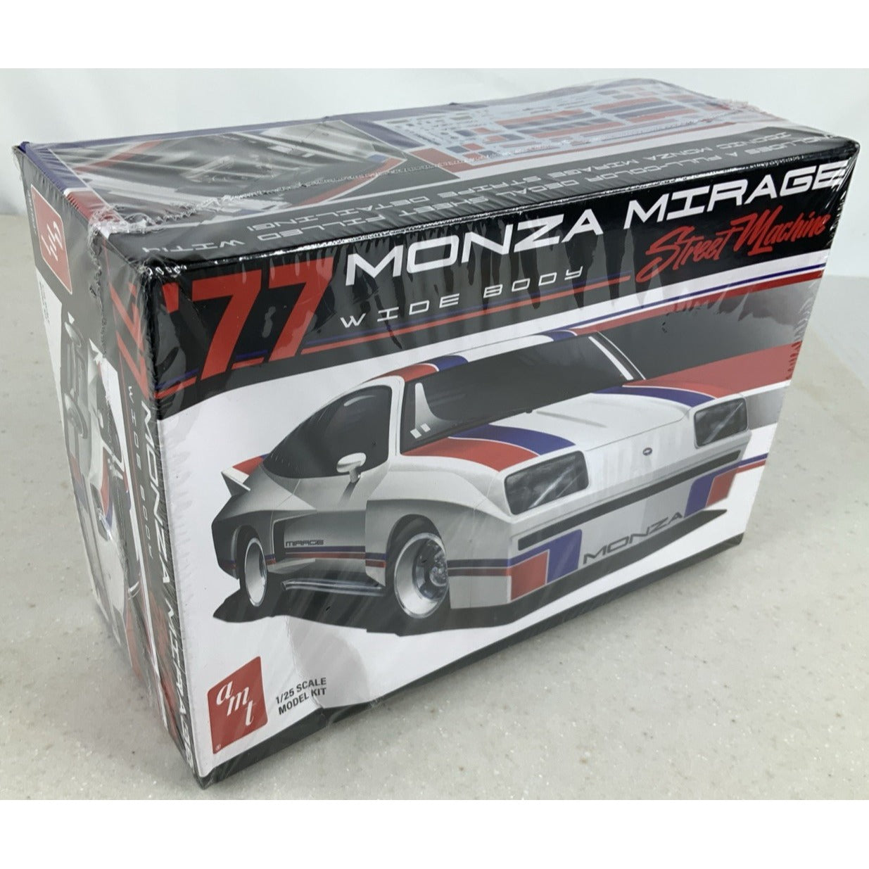 AMT 1977 Chevy Monza Mirage street machine 77 1:25 model kit DISTRESSED BOX