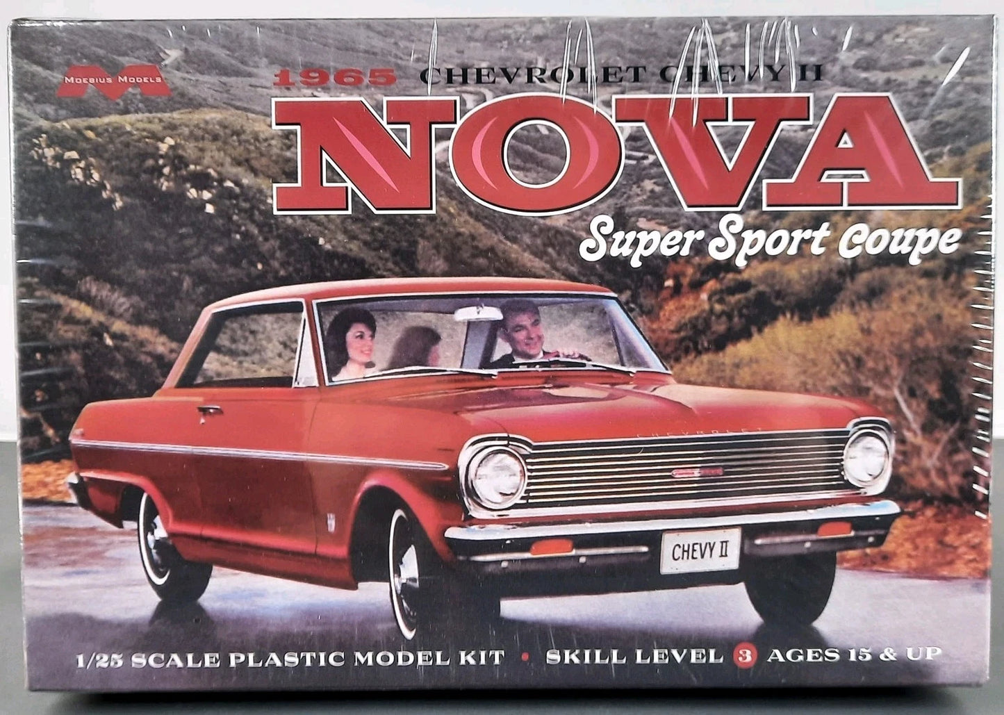 MOEBIUS 1965 Chevy II Nova Super Sport Coupe 65 chevrolet 1:25 model kit 2322