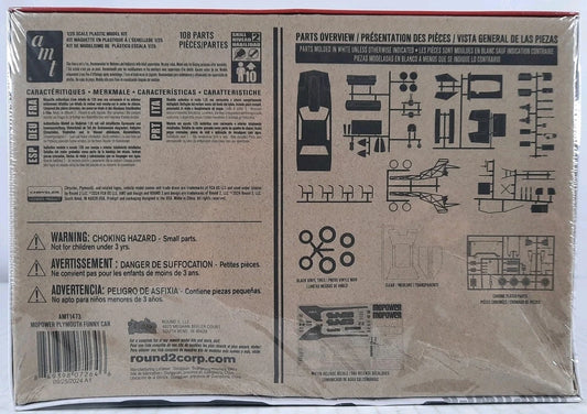 AMT MoPower Plymouth Funnycar 1:25 model kit DISTRESSED BOX