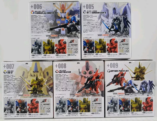Bandai FW Gundam Converge Plus 02 set 5 box figures 005 006 007 008 009 54263