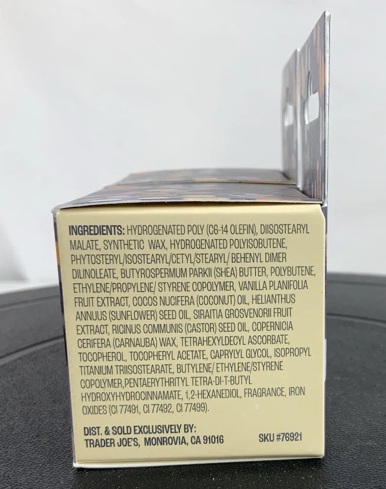 Trader Joe’s Vanilla Lip Mask 2 boxes 0.7 oz each