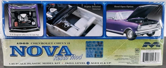 MOEBIUS 1965 Chevy II Nova Resto Mod Coupe 65 chevrolet 1:25 model kit 2323