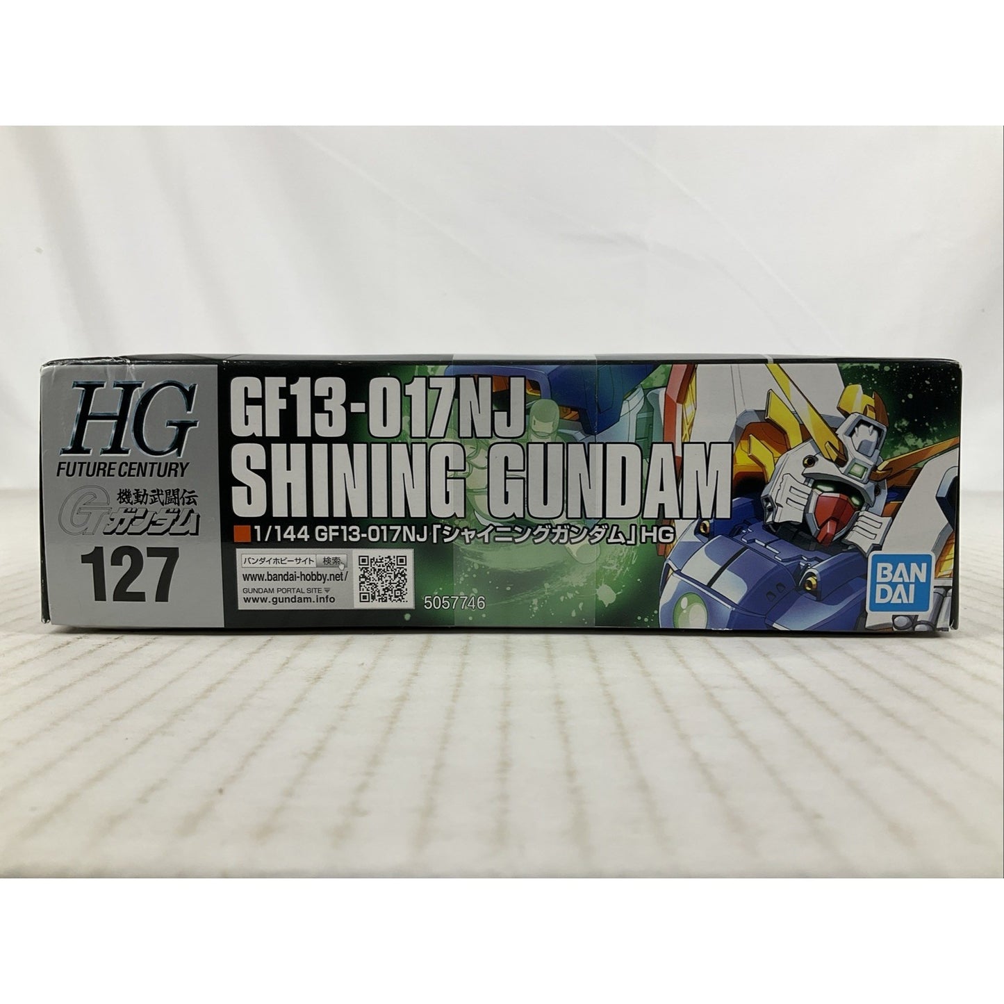 BANDAI HG GF13-017NJ Shining Gundam G HGFC 127 1:144 model kit DISTRESSED BOX