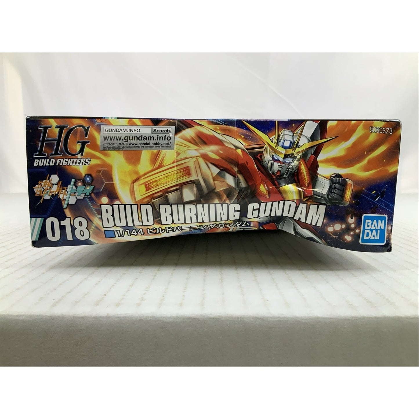 BANDAI HG Build Burning Gundam Sekai Kamiki Fighter model kit DISTRESSED BOX