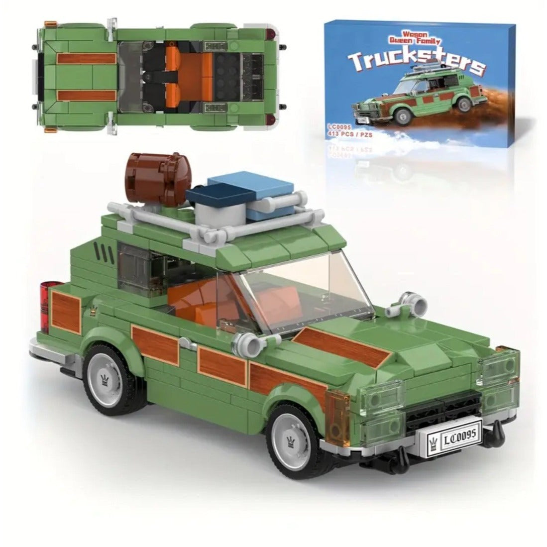 Griswold Vacation Family Truckster Station Wagon Building Block Brick Set MOC